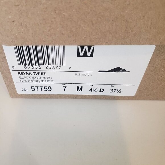 Clarks Women's Reyna Twist Flat Sandal size 7 New in Box - Picture 10 of 10